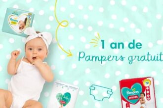 avoir des couches Pampers gratuites