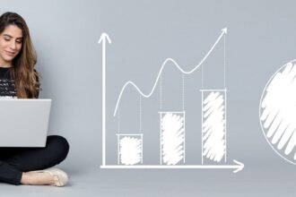 Graphique illustrant le ratio cours/bénéfices sur le marché boursier