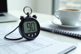 Calcul rapide de 1h30 en minutes pour mieux s'organiser