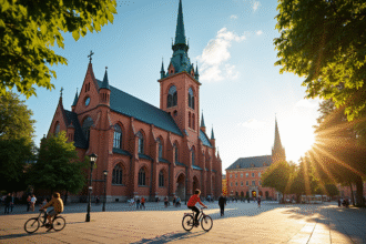 Monuments historiques et musées d'Uppsala illustrant son riche passé