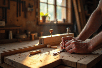 Techniques de mortaise et tenon dans l'artisanat du bois