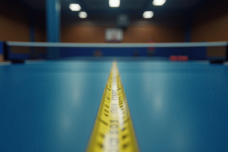Dimensions standard d'une table de ping-pong pour le jeu compétitif