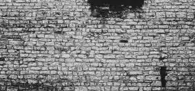 grayscale photo of wall